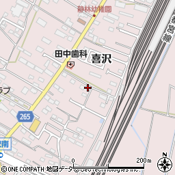栃木県小山市喜沢280周辺の地図