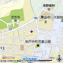 栃木県足利市助戸3丁目525周辺の地図