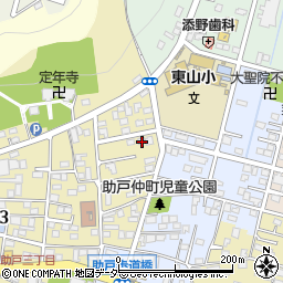 栃木県足利市助戸3丁目525-2周辺の地図
