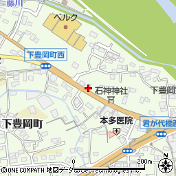 群馬県高崎市下豊岡町276周辺の地図