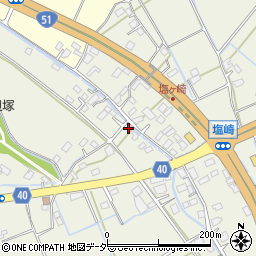 茨城県水戸市塩崎町886周辺の地図