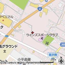 栃木県小山市喜沢1416周辺の地図