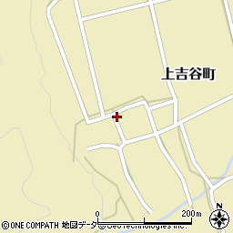 石川県白山市上吉谷町ト170周辺の地図