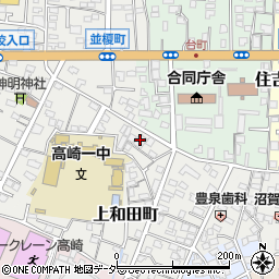 松岡精肉店周辺の地図