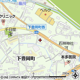 群馬県高崎市下豊岡町155周辺の地図