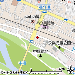 カギの２４時間救急車足利市役所前周辺の地図