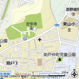 栃木県足利市助戸3丁目518-18周辺の地図