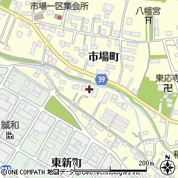 群馬県太田市市場町810周辺の地図