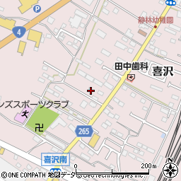 栃木県小山市喜沢1217周辺の地図