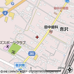 栃木県小山市喜沢1191周辺の地図