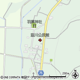 韮川公民館周辺の地図