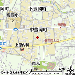 群馬県高崎市中豊岡町98周辺の地図