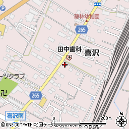 栃木県小山市喜沢188周辺の地図