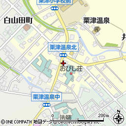 小松警察署粟津温泉交番周辺の地図