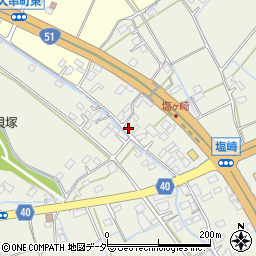 茨城県水戸市塩崎町847周辺の地図