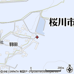 茨城県桜川市羽田50周辺の地図