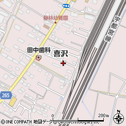 栃木県小山市喜沢279周辺の地図