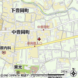 群馬県高崎市中豊岡町79周辺の地図