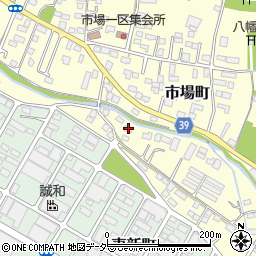 群馬県太田市市場町814周辺の地図