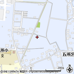 茨城県筑西市五所宮1093周辺の地図