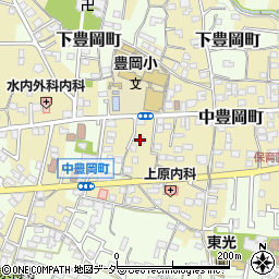 群馬県高崎市中豊岡町60周辺の地図