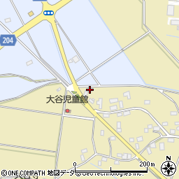 茨城県筑西市大谷751周辺の地図
