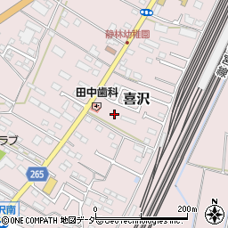 栃木県小山市喜沢270周辺の地図