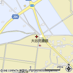 茨城県筑西市大谷867周辺の地図