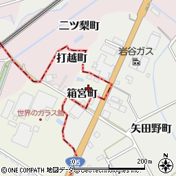 石川県加賀市箱宮町ヤ周辺の地図