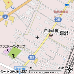 栃木県小山市喜沢1220周辺の地図