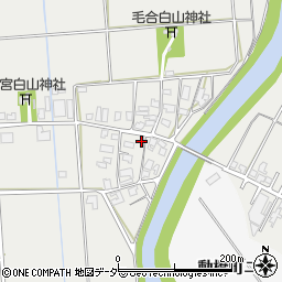 石川県加賀市合河町イ周辺の地図