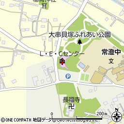 水戸市役所　埋蔵文化財センター周辺の地図
