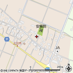 栃木県小山市立木401周辺の地図