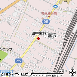 栃木県小山市喜沢189周辺の地図