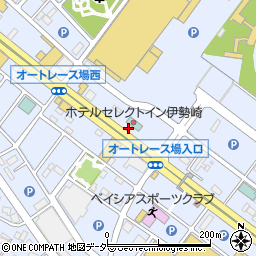 ホテルセレクトイン伊勢崎駐車場周辺の地図