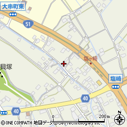 茨城県水戸市塩崎町845周辺の地図