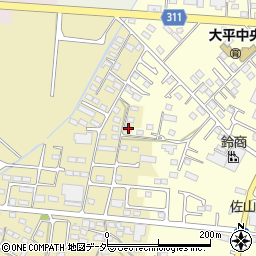 栃木県栃木市大平町新1533周辺の地図