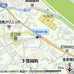 群馬県高崎市下豊岡町58周辺の地図