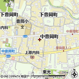 群馬県高崎市中豊岡町68周辺の地図