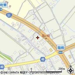 茨城県水戸市塩崎町811周辺の地図