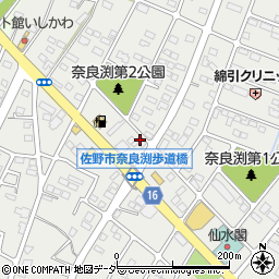栃木県佐野市奈良渕町303-19周辺の地図
