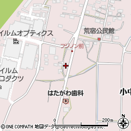 栃木県佐野市小中町692周辺の地図