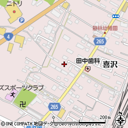 栃木県小山市喜沢1188周辺の地図