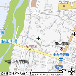 書道塾周辺の地図