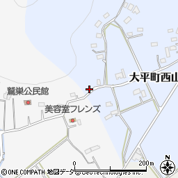 栃木県栃木市大平町西山田3166周辺の地図