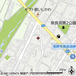 栃木県佐野市奈良渕町501周辺の地図