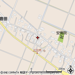 栃木県小山市立木385周辺の地図