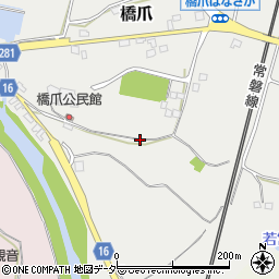 〒309-1721 茨城県笠間市橋爪の地図