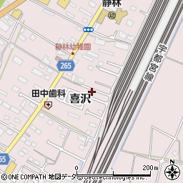 栃木県小山市喜沢278周辺の地図