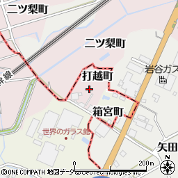石川県加賀市打越町ソ周辺の地図